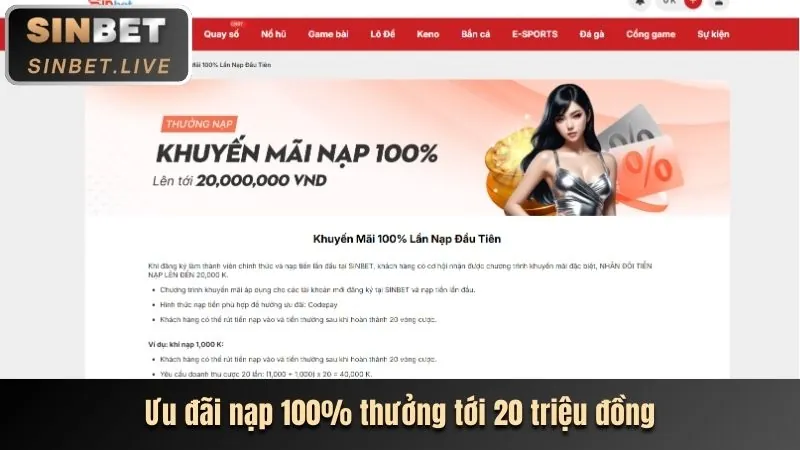 Ưu đãi chào mừng thành viên mới Zowin